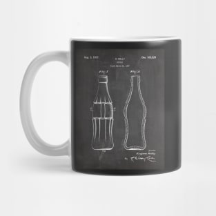 Soda Bottle Patent - Cook Chef Kitchen Décor Art - Black Chalkboard Mug